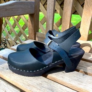 Lotta From Stockholm Black Highwood Clogs